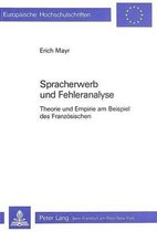 Spracherwerb Und Fehleranalyse