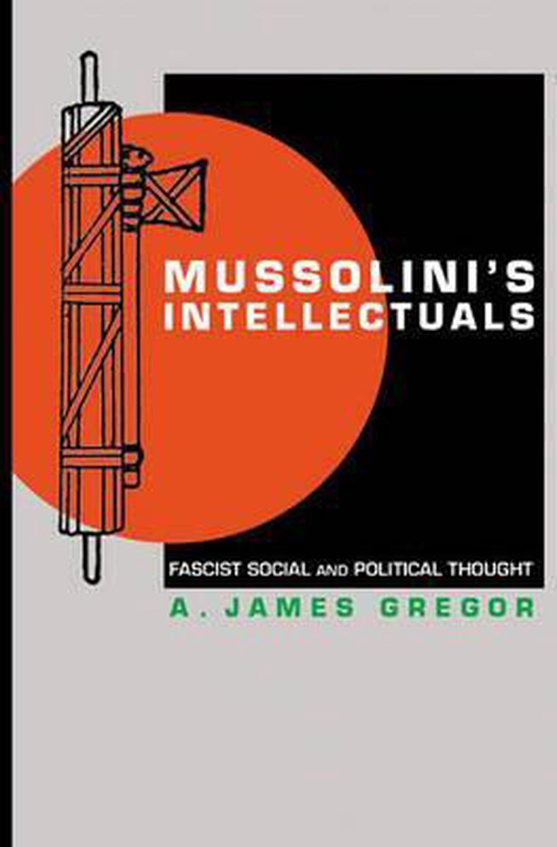 Omslag van Mussolini's Intellectuals