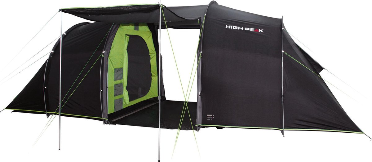 High Peak Tauris 6 - Tunneltent - 6-Persoons - Donkergrijs
