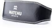 Matchu Sports - Lifting belt - Powerlift riem - Gewichtshefriem - Leer - Maat S