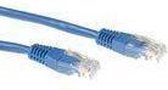 ACT Blauwe 1,5 meter UTP CAT6 patchkabel met RJ45 connectoren