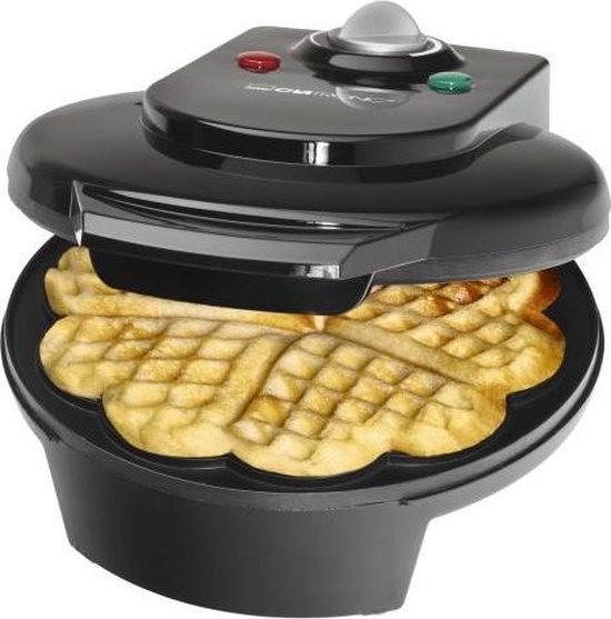 Clatronic WA 3491 - Wafelmaker - Wafelijzer - Hartvormig - Zwart van Clatronic — afbeelding 4