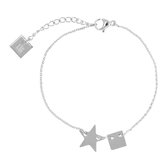 ZAG Bijoux Star Silver Armband SB1117-055000
