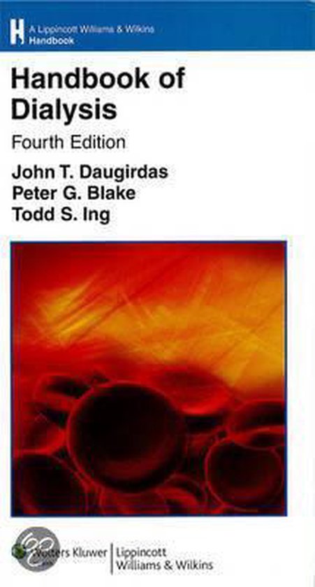 Handbook of Dialysis - cover