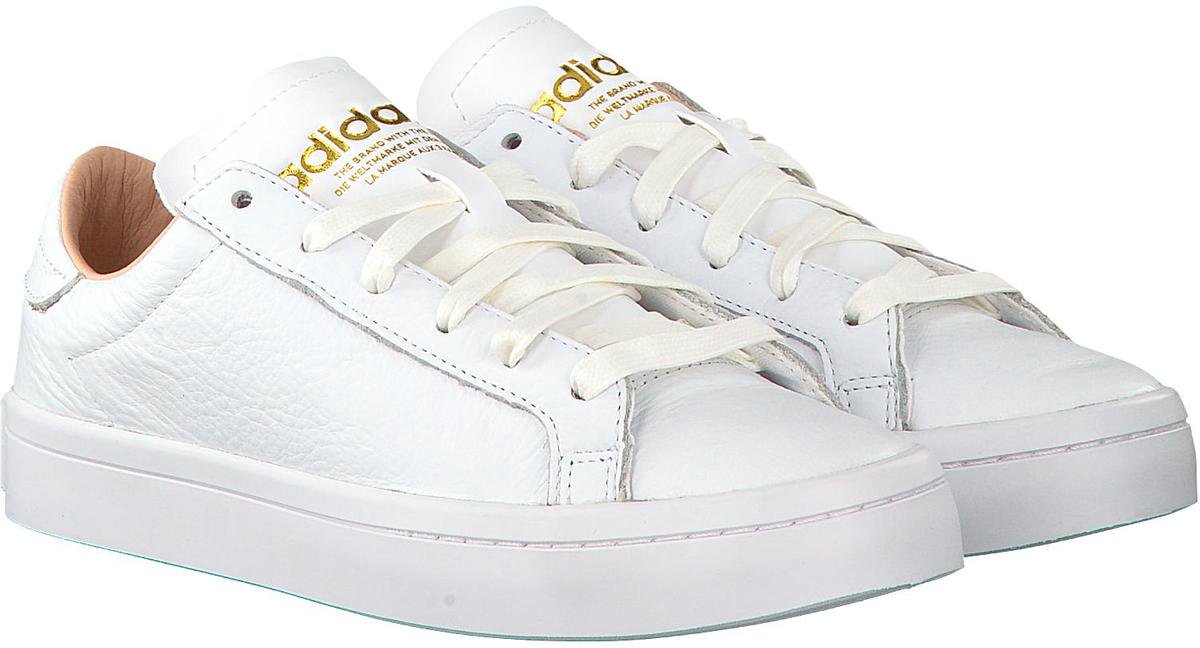 Adidas Dames Sneakers Court Vantage Dames - Wit - Maat 36 | bol.com