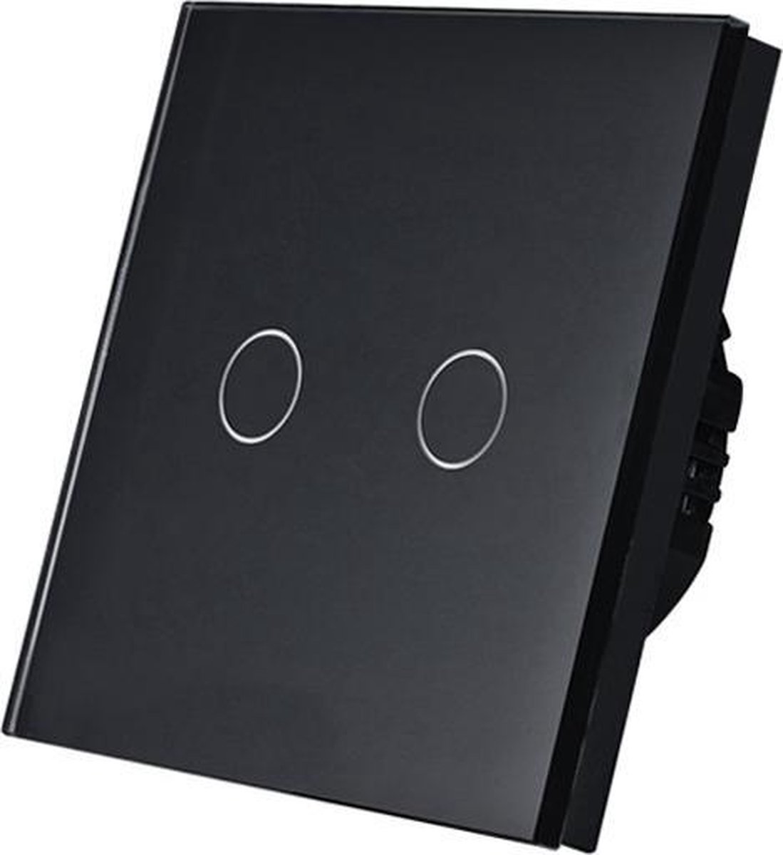 THORN Elektronische Touch DIMMER voor 2 lichtpunten met glasplaat zwart