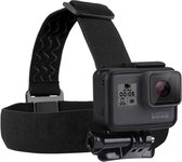 TrendParts® Head Strap mount hoofdband voor o.a. GoPro Hero 6/5/4/3/2/1, SJCAM en andere action camera's universeel