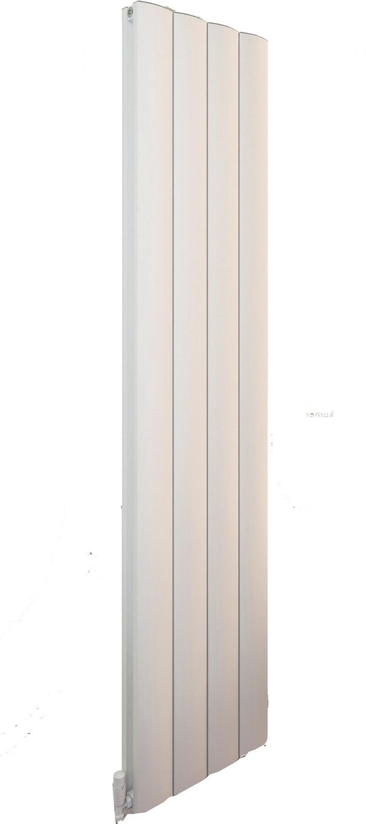 Eastbrook Guardia Design radiator verticaal aluminium mat wit 180x37.5cm 1824 watt