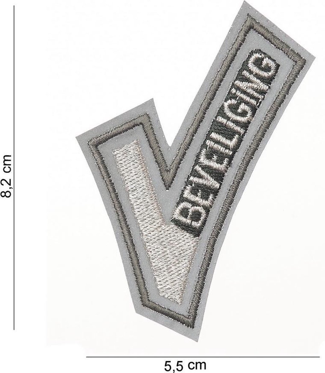 Embleem beveiliging stof reflecterend