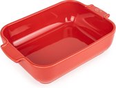 Peugeot Appollia ovenschaal - rechthoekig - rood - maat S - 25 cm