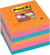 Post-it® Super Sticky Notes Kleurenset Bangkok - Neon oranje, Neon roze, Electric blue - 6 stuks