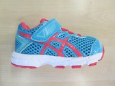 Asics gt 1000 4 ts kids scuba blue diva pink pool blue c555n3920, maat 23 1/2