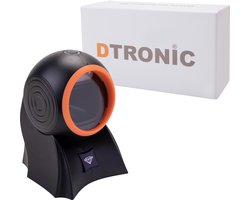 DTRONIC DT3120 Barcodescanner – Tafelscanner voor QR-codes en streepjescodes – Handen vrij – USB, gewoon inpluggen