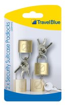 Travel Blue 2 x hangslot voor reiskoffers (20 mm)