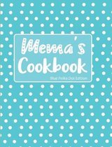 Mema's Cookbook Blue Polka Dot Edition