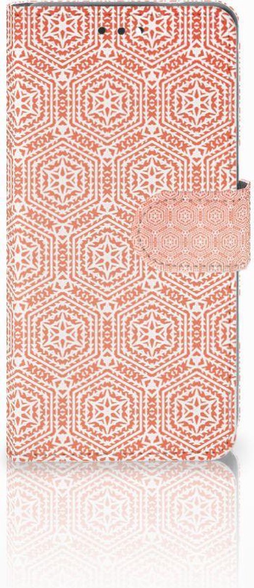 Nokia 3.1 (2018) Telefoon Hoesje Pattern Orange