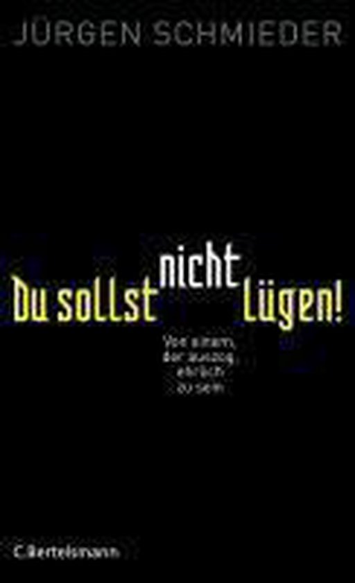 Du sollst nicht lügen! - cover
