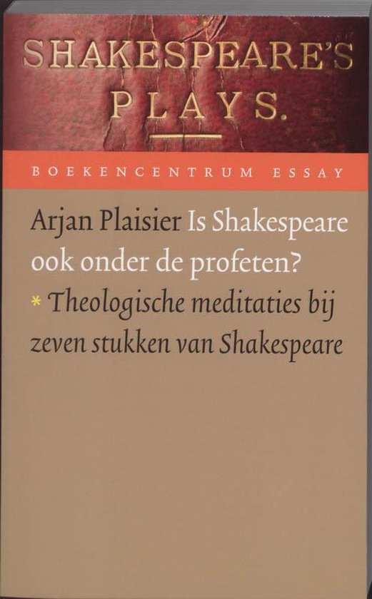 Cover van het boek 'Is Shakespeare ook onder de profeten?'