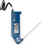 Hendi Keukenthermometer Digitaal - Professionele Vleesthermometer - met inklapbare sonde / voeler - inclusief batterijen - thermometer koken