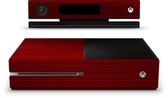 Xbox One Console Skin Brushed Rood