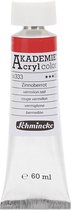 Schmincke AKADEMIE® Acryl color , vermilion red (333), semi-transparant, 60 ml/ 1 fles
