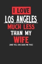 I Love Los Angeles Much Less Than My Wife (and Yes, She Gave Me This)