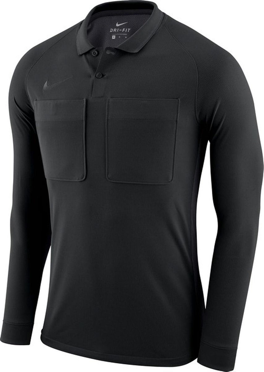 Nike Dry Referee LS Sportshirt Heren - zwart