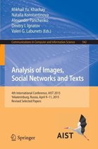 Analysis of Images, Social Networks and Texts