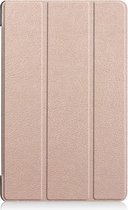 Shop4 - Samsung Galaxy Tab A 10.5 Hoes - Smart Book Case Rosé Goud