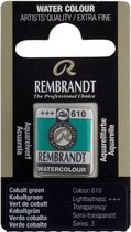 Rembrandt water colour napje Cobalt Green (610)