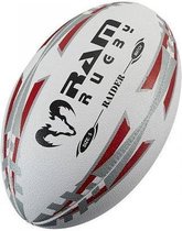 Match & Pro Training rugbyballen bundel - Met ballentas - 15 stuks Balmaat 4 Rood Klasse en Geweldig