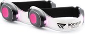 Rockerz Hardloop verlichting - Hardloop lampjes incl batterijen - verlichting voor om je armen - Water resistant - Set van 2 - Kleur: Roze