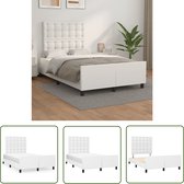vidaXL Bedframe metaal zwart 140x200 cm, tweepersoonsbed, bed, bedombouw, tweepersoonsbedden, bedden, bedombouwen, frame, frames, slaapmeubel