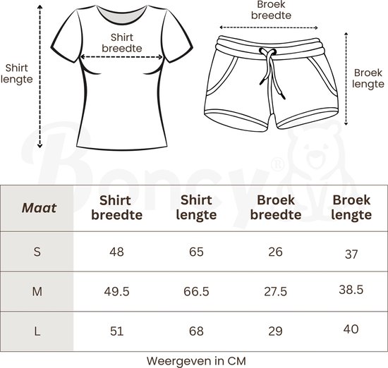 Boncy® Set Pyjama Femme Satin Rose Short - Pyjama Vêtements de nuit Adultes - Bas de Pyjama Fille - Taille L