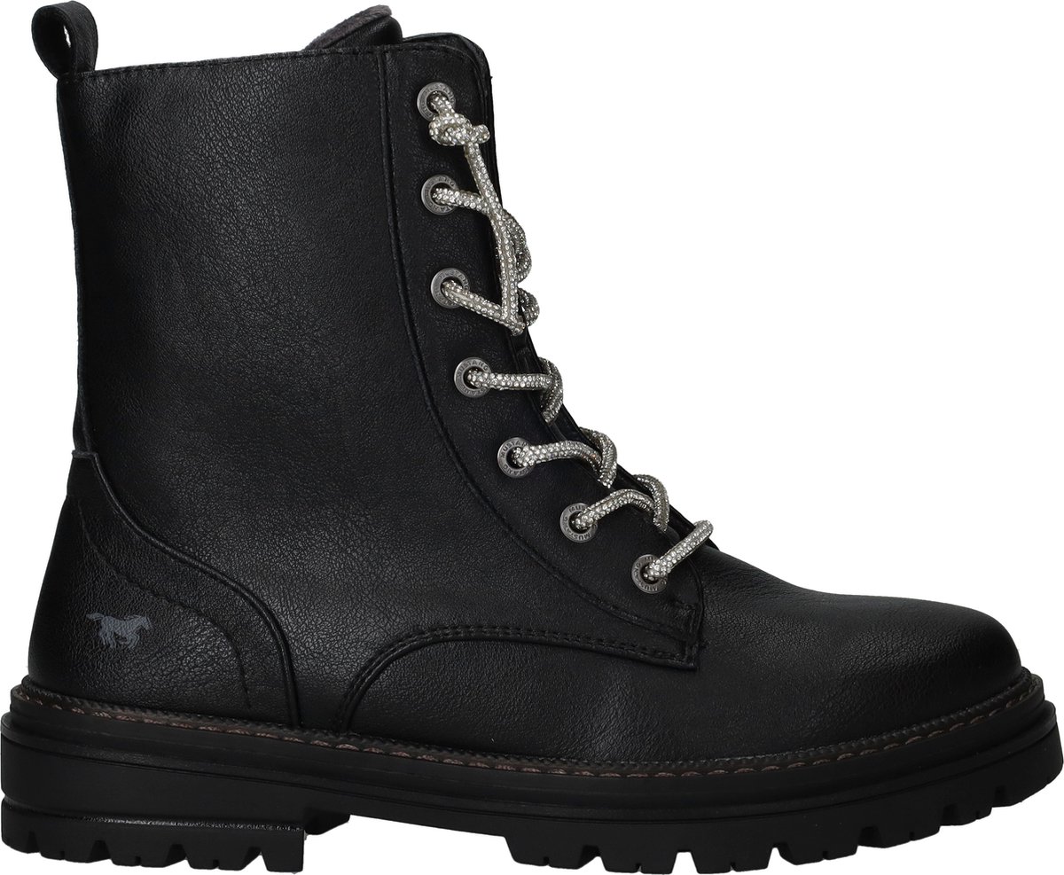 Mustang Veterschoenen Hoog Veterschoenen Hoog - Zwart - Maat 41