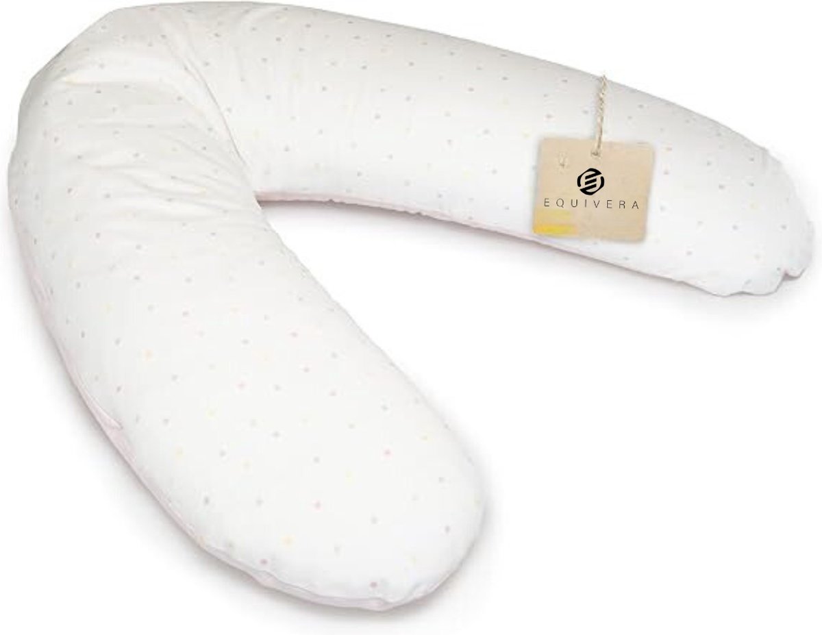 Equivera Zijslaapkussen Volwassenen - Zijslaapkussen - Lichaamskussen Zijslaper - Zijslaap Kussen Volwassenen - Zwangerschapskussen - Voedingskussen - Borstvoedingskussen - Body Pillow - Voor een comfortabele nachtrust!