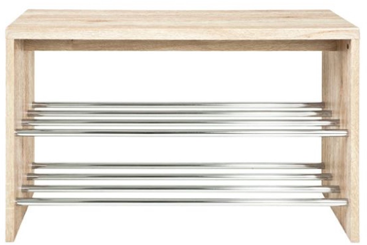 Schoenenrek | San Remo Oak-design - Haku - Schoenenrek - Beige - MDF; Metaal