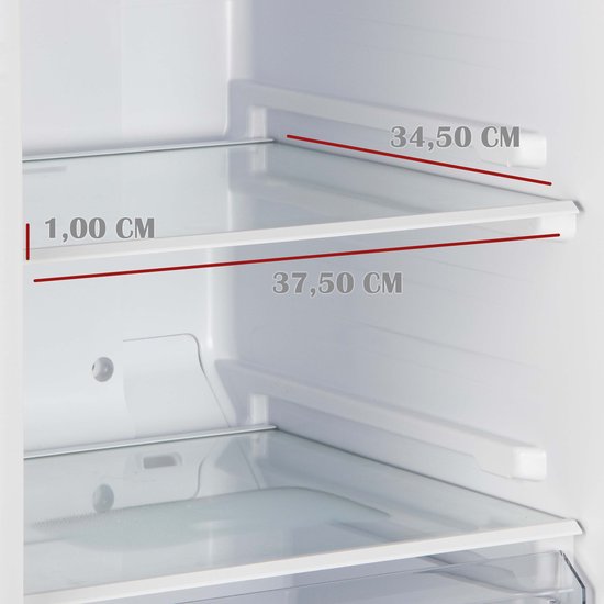 PRIMO PR173DV Congélateur - 161L - énergie D - Congélateur Pose No Frost - 5 Compartiments - Wit