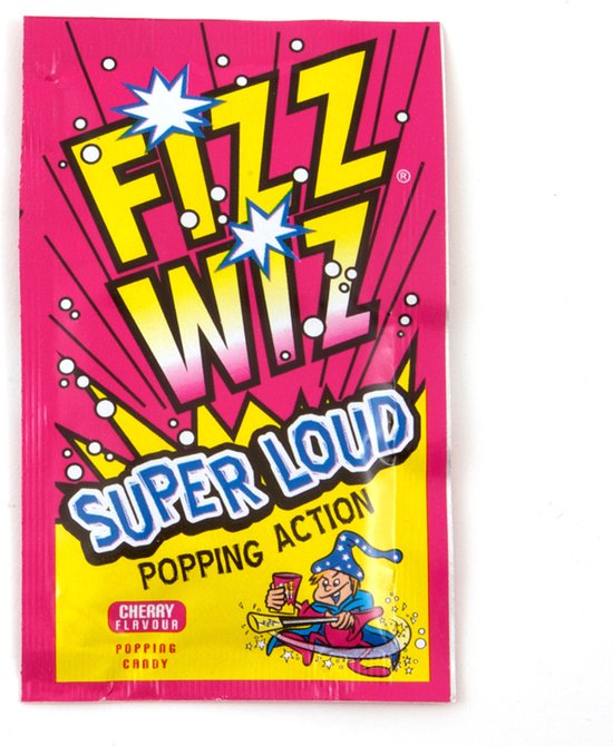 Fizz Wiz Popping Candy Cherry (Doos van 50) Amerikaans Snoep Snoep