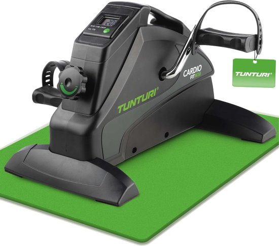 Tunturi Cardio Fit M30 Stoelfiets - Hometrainer - Met LCD Monitor Fietstrainer Met Instelbare Weerstand Bureaufiets