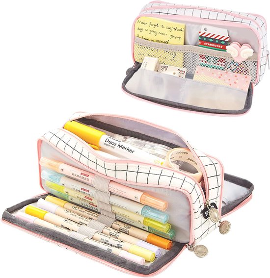 Trousse à Crayons Jeu Vidéo Grande Capacité - Pochette Écolier Avec Compartiments Pour Enfants Garçons Filles