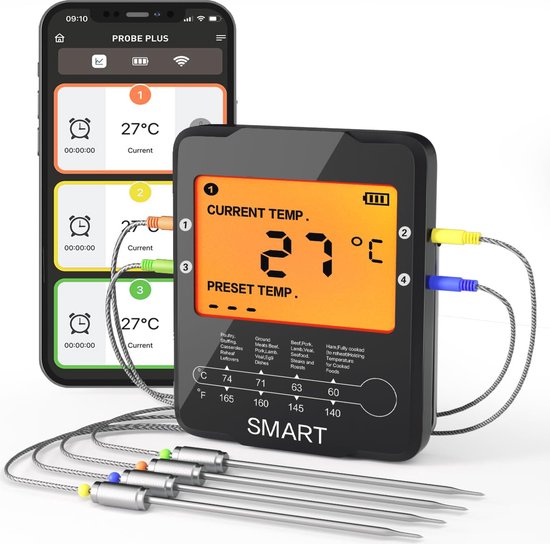 MEATER draadloze thermometer (10 mtr) - De BBQ Store
