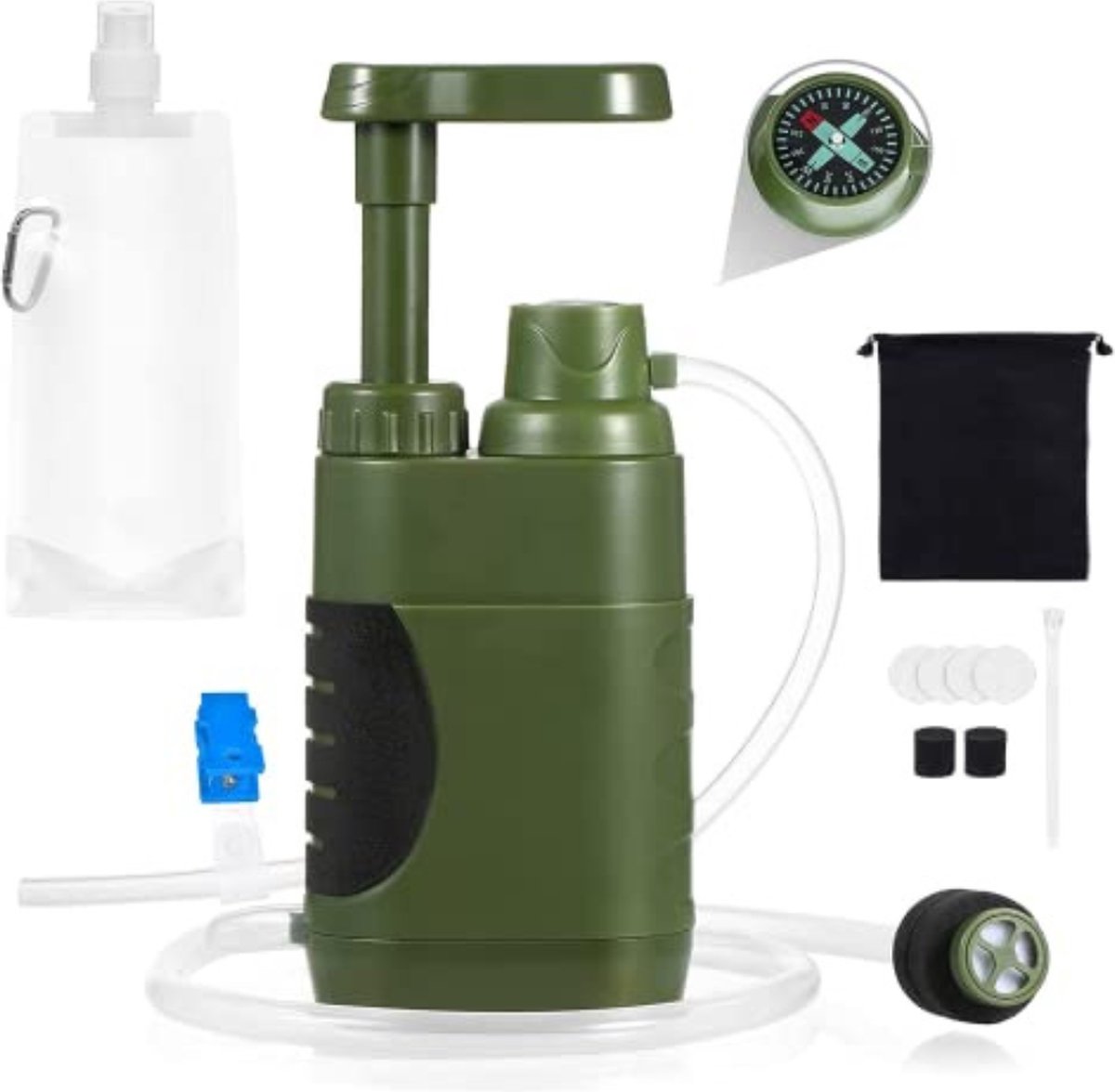Waterfilter Survival - Waterfilter Outdoor - Waterzuiveringsapparaat - Waterzuivering Outdoor - Survival Kit