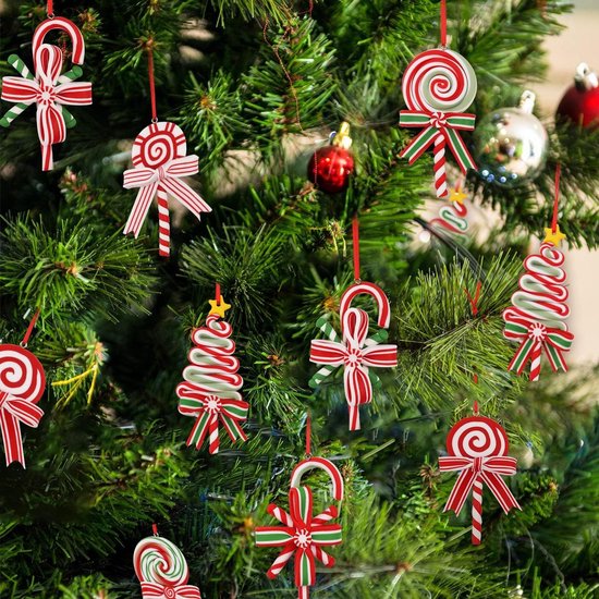 NOLITOY 25 Stuks Snoepdecoraties Voor Kerst Snoep Boom Nep Kerstsnoepjes Plastic Snoepstokken Voor Ambachten Snoep Ornamenten Kerst Snoep Charmes Acryl Kind Heemst Decoratieve Suiker