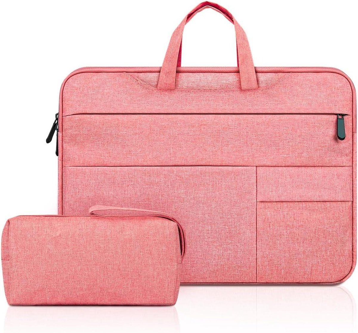 Image of 16 Inch Laptop Sleeve Case voor Chromebook Notebook - Waterdicht - Roze