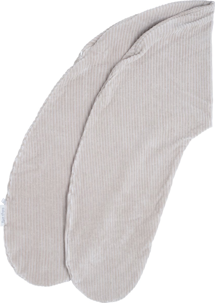 Goedkoopste Baby's Only Voedingskussenhoes - Zwangerschapskussen hoes - Zijslaapkussen hoes Sense - Kiezelgrijs - 160 cm
