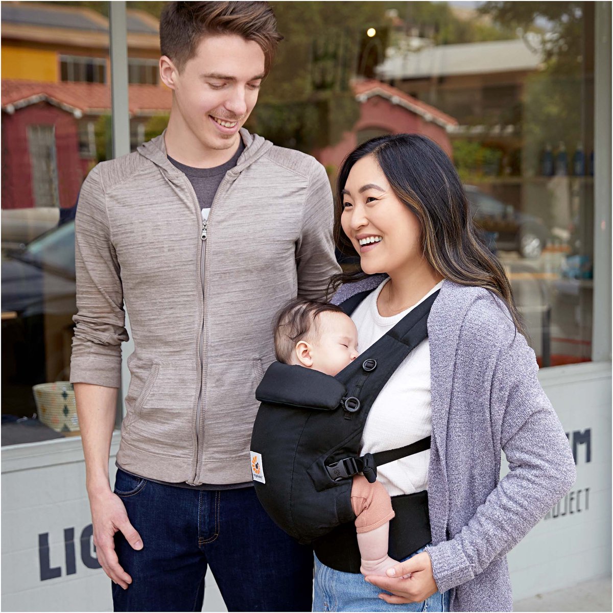 Ergobaby Draagzak Adapt - Soft Touch Cotton - Onyx Black – foto 5