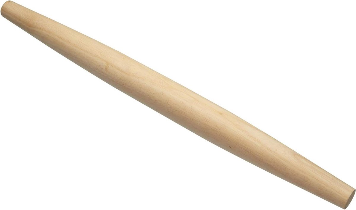 Deegroller 50 cm Hout - Bruin voor Bakken en Koken