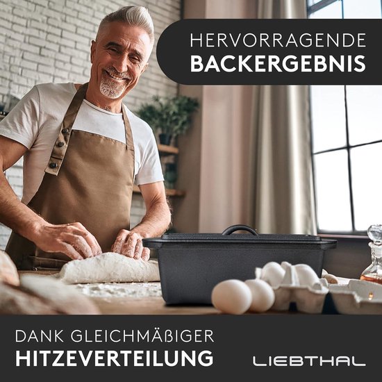 Ibili Brood Bakvorm Keramiek met Deksel – Duurzaam en Veelzijdig