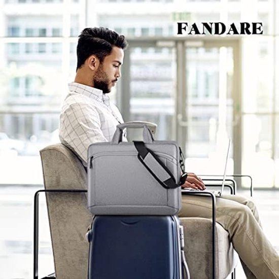 Business Aktetas Leer - Leren Laptoptas 15.6 inch - Fana Bags
